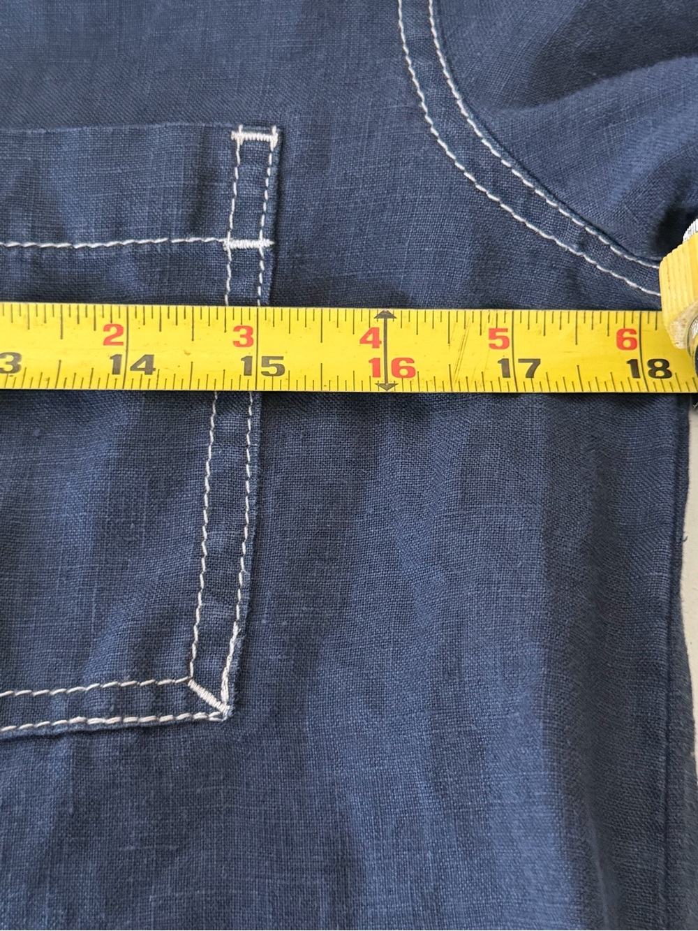 Michael Stars Pilar Shirt Dress 100% Linen  Denim Look Women’s S - Picture 7 of 8